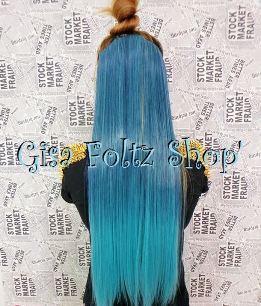 Aplique Azul Liso Californiana 60cm